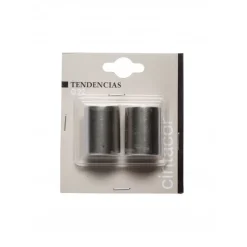 Bissolo Casa Accessori E Pali Tende Finali Per Pali<LINEA TENDENCIAS - SET 2 FINALI PER TENDA MOD. CILINDRO CORTO COLORE CROMO SATINATO : vendita online LINEA TENDENCIAS - SET 2 FINALI PER TENDA MOD. CILINDRO CORTO COLORE CROMO SATINATO in offerta