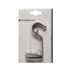Bissolo Casa Accessori E Pali Tende Finali Per Pali<LINEA TENDENCIAS - SUPPORTO PARETE SEMPLICE COLORE CROMO SATINATO : vendita online LINEA TENDENCIAS - SUPPORTO PARETE SEMPLICE COLORE CROMO SATINATO in offerta