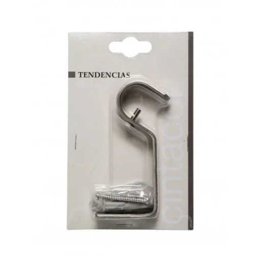 Bissolo Casa Accessori E Pali Tende Finali Per Pali<LINEA TENDENCIAS - SUPPORTO PARETE SEMPLICE COLORE CROMO SATINATO : vendita online LINEA TENDENCIAS - SUPPORTO PARETE SEMPLICE COLORE CROMO SATINATO in offerta