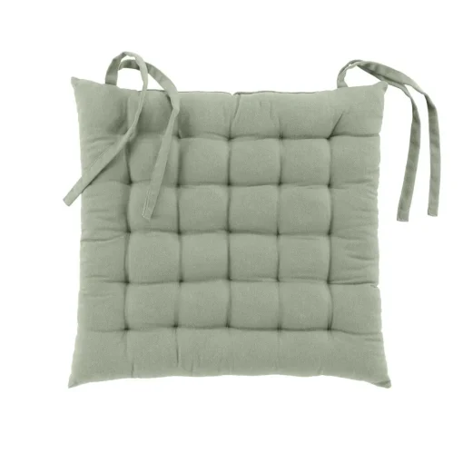 Bissolo Casa Coprisedie<LINEA TWILY - COPRISEDIA IMBOTTITO 38X38CM IN COTONE/POLIESTERE RICICICLATO VERDE SALVIA: vendita online LINEA TWILY - COPRISEDIA IMBOTTITO 38X38CM IN COTONE/POLIESTERE RICICICLATO VERDE SALVIA in offerta