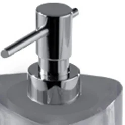 Bissolo Casa Porta Saponi E Dosatori<LINEA TWIST - DOSASAPONE ARGENTO
