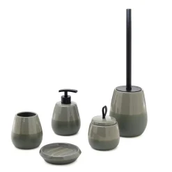 Bissolo Casa Scopini<LINEA WILMA - SCOPINO VERDE SALVIA IN CERAMICA D 13CM H 41CM