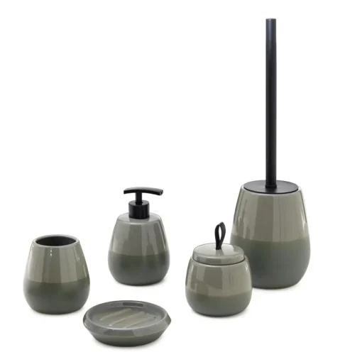 Bissolo Casa Scopini<LINEA WILMA - SCOPINO VERDE SALVIA IN CERAMICA D 13CM H 41CM