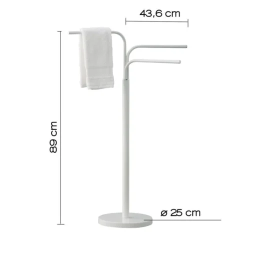 Bissolo Casa Piantane Bagno<LINEA WINNY - PIANTANA PORTA ASCIUGAMANI BIANCO