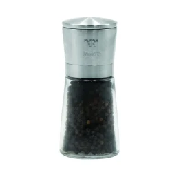 Bissolo Casa Accessori Vari Oliere, Acetiere, Saliere E Pepiere<MACINA PEPE LA SPEZIA IN VETRO E ACCIAIO H. 14.5CM