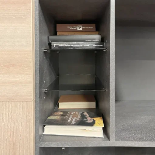Bissolo Casa Mobili Da Ingresso|Credenze E Vetrine<MADIA 3 ANTE NERO PORTLAND E RIVIERA OAK: vendita online MADIA 3 ANTE NERO PORTLAND E RIVIERA OAK in offerta