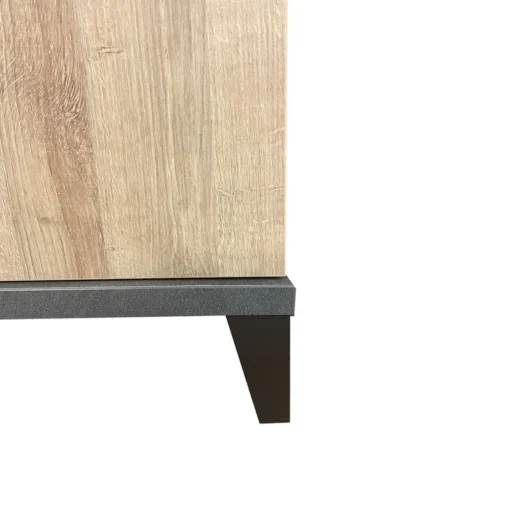 Bissolo Casa Mobili Da Ingresso|Credenze E Vetrine<MADIA 3 ANTE NERO PORTLAND E RIVIERA OAK: vendita online MADIA 3 ANTE NERO PORTLAND E RIVIERA OAK in offerta