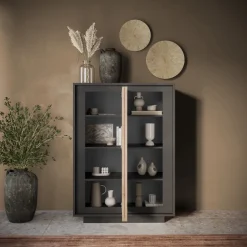 Bissolo Casa Credenze E Vetrine<MADIA SKY 2ANTE CM 106X40 H.171 LAVAE E CADIZ in vendita online