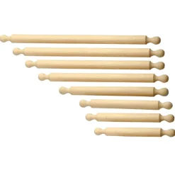 Bissolo Casa Accessori Vari Utensili Da Cucina<MATTARELLO CON DUE MANICI IN LEGNO 32CM