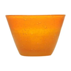 Bissolo Casa Piatti Insalatiere E Terrine<MEMENTO - CIOTOLA IN VETRO GIALLO MANDARINO 24.8X16CM 2.9LT