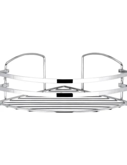 Bissolo Casa Mensole<MENSOLA ANGOLARE PER DOCCIA CM 24X32 H.11,5 CROMO