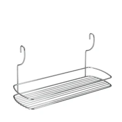Bissolo Casa Accessori Vari Scolapiatti, Porta Rotolo E Porta Posate<MENSOLA MEDIA 1 PIANO LONARDO IN FERRO CROMATO 35X13X19CM