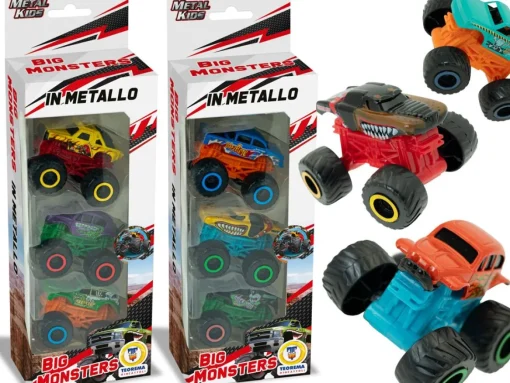 Bissolo Casa Veicoli E Piste<METAL KIDS - SET 3 MONSTER ASSORTITO: vendita online METAL KIDS - SET 3 MONSTER ASSORTITO in offerta