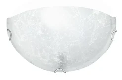 Bissolo Casa Applique<MEZZO APPLIQUE FILANTE BIANCO D30X15CM G/SLIT NERO - 1XE27 MAX 60W: vendita online MEZZO APPLIQUE FILANTE BIANCO D30X15CM G/SLIT NERO - 1XE27 MAX 60W in offerta