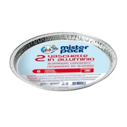 Bissolo Casa Conservazione Cibi Contenitori<MISTERPACK - SET 2 VASCHETTE PER CROSTATA IN ALLUMINIO 6 PORZIONI