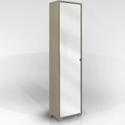 Bissolo Casa Colonne Multiuso<Mobile a colonna in offerta: colonna finitura olmo ad una anta a specchio 190cm