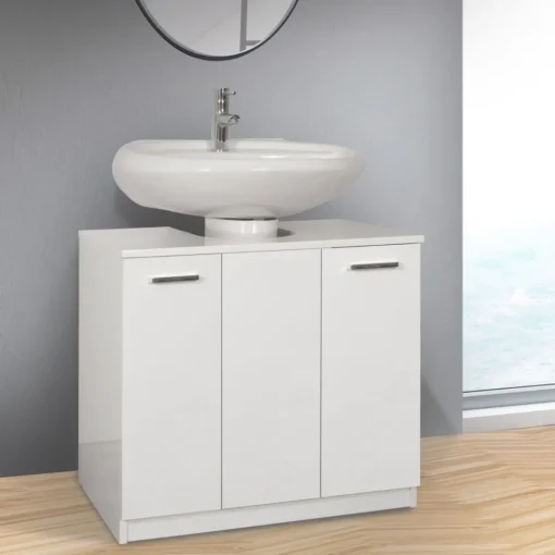 Bissolo Casa Mobili Per Lavabo<Mobile bagno copricolonna tre ante: mobile bagno tre ante bianco in offerta