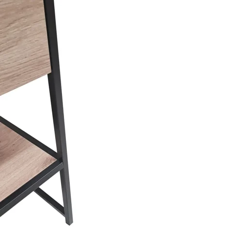 Bissolo Casa Mobili Da Ingresso|Credenze E Vetrine<MOBILE CM 40X33 H.91 ROVERE NODATO E METALLO NERO in vendita online