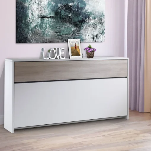 Bissolo Casa Letti A Scomparsa<Mobile con Letto Singolo a Scomparsa: mobile a giorno con letto incluso