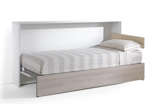 Bissolo Casa Letti A Scomparsa<Mobile con Letto Singolo a Scomparsa: mobile a giorno con letto incluso