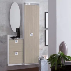 Bissolo Casa Mobili Da Ingresso<Mobile da ingresso bianco e olmo