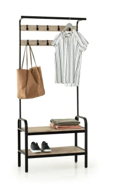 Bissolo Casa Mobili Da Ingresso<MOBILE DA INGRESSO JANO IN ACCIAIO NERO E MDF: vendita online MOBILE DA INGRESSO JANO IN ACCIAIO NERO E MDF in offerta