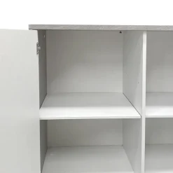 Bissolo Casa Mobili Da Ingresso|Credenze E Vetrine<MOBILE MOD. DOUBLE 4A CEMENTO E OSSIDO BIANCO : vendita online MOBILE MOD. DOUBLE 4A CEMENTO E OSSIDO BIANCO in offerta