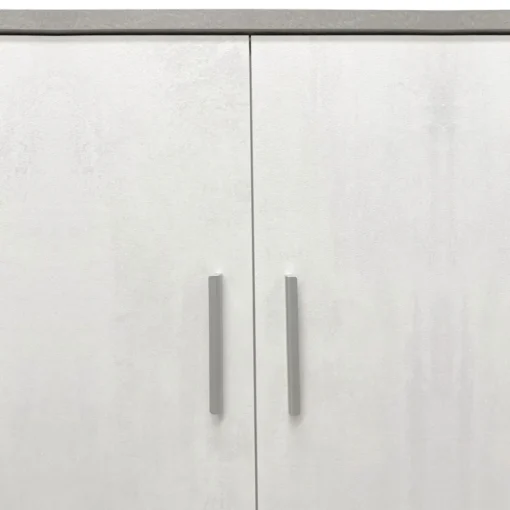 Bissolo Casa Mobili Da Ingresso|Credenze E Vetrine<MOBILE MOD. DOUBLE 4A CEMENTO E OSSIDO BIANCO : vendita online MOBILE MOD. DOUBLE 4A CEMENTO E OSSIDO BIANCO in offerta