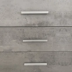 Bissolo Casa Credenze E Vetrine<MOBILE MOD. DOUBLE 2A+4C OSS.BIANCO/CEMENTO : vendita online MOBILE MOD. DOUBLE 2A+4C OSS.BIANCO/CEMENTO in offerta