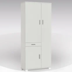 Bissolo Casa Armadietti|Armadietti<MOBILE MULTIUSO CM 77X34 H. 178 BIANCO FRASSINATO : vendita online MOBILE MULTIUSO CM 77X34 H. 178 BIANCO FRASSINATO in offerta