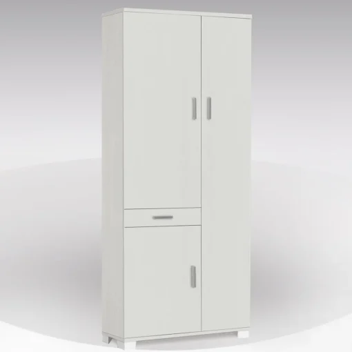 Bissolo Casa Armadietti|Armadietti<MOBILE MULTIUSO CM 77X34 H. 178 BIANCO FRASSINATO : vendita online MOBILE MULTIUSO CM 77X34 H. 178 BIANCO FRASSINATO in offerta