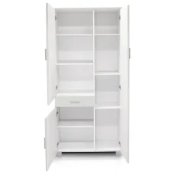 Bissolo Casa Armadietti|Armadietti<MOBILE MULTIUSO CM 77X34 H. 178 BIANCO FRASSINATO : vendita online MOBILE MULTIUSO CM 77X34 H. 178 BIANCO FRASSINATO in offerta