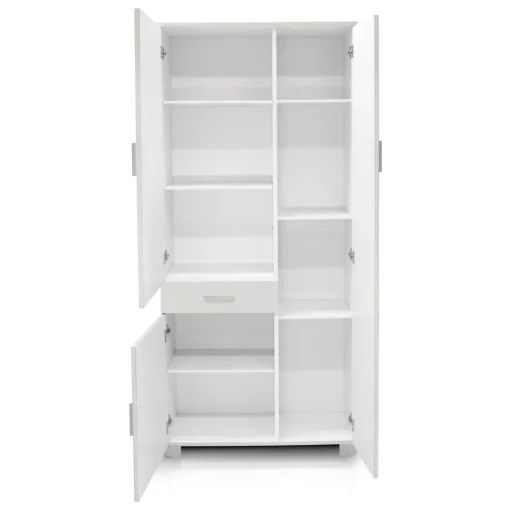 Bissolo Casa Armadietti|Armadietti<MOBILE MULTIUSO CM 77X34 H. 178 BIANCO FRASSINATO : vendita online MOBILE MULTIUSO CM 77X34 H. 178 BIANCO FRASSINATO in offerta