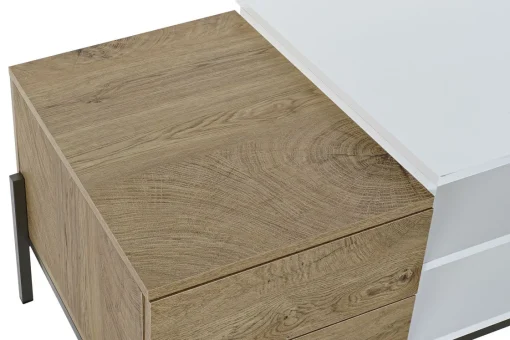Bissolo Casa Tavolini<Mobile porta tv bianco e marrone: offerta mobile porta tv bianco e marrone