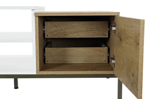 Bissolo Casa Tavolini<Mobile porta tv bianco e marrone: offerta mobile porta tv bianco e marrone