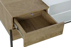 Bissolo Casa Tavolini<Mobile porta tv bianco e marrone: offerta mobile porta tv bianco e marrone