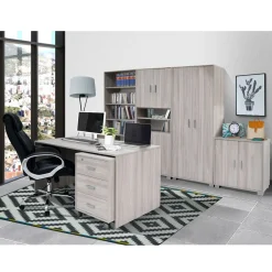 Bissolo Casa Mobili Ufficio Componibili<Mobili componibili ufficio a prezzi bassi: componibili ufficio in laminato olmo
