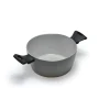 Bissolo Casa Cottura Casseruole<MONETA - CASSERUOLA 2 MANICI LINEA MELODIA FINEGRES DIAM. 24CM