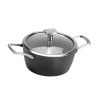 Bissolo Casa Cottura Casseruole<MONETA - CASSERUOLA 2 MANICI LINEA ARMONIA FINEGRES DIAM. 24CM