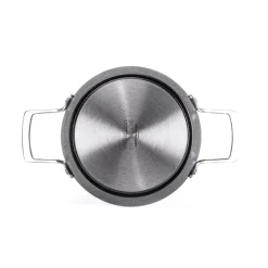 Bissolo Casa Cottura Casseruole<MONETA - CASSERUOLA 2 MANICI LINEA ARMONIA FINEGRES DIAM. 24CM