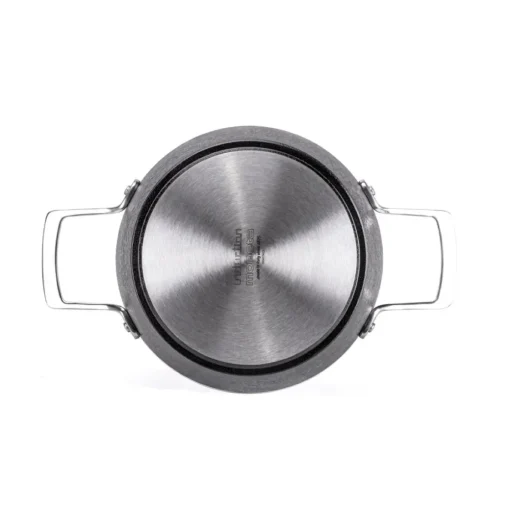 Bissolo Casa Cottura Casseruole<MONETA - CASSERUOLA 2 MANICI LINEA ARMONIA FINEGRES DIAM. 24CM