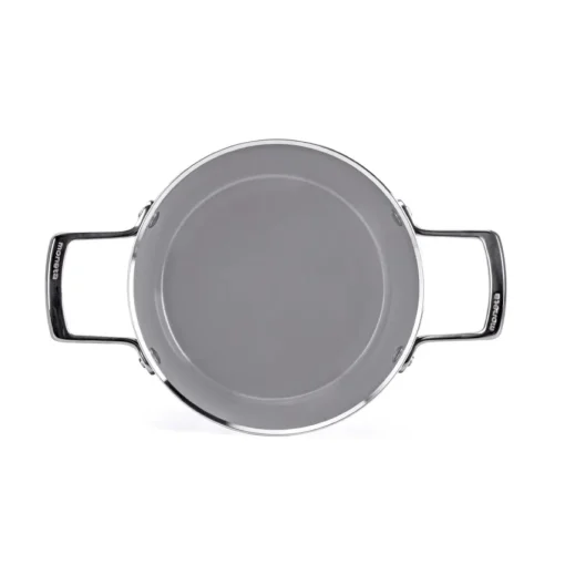 Bissolo Casa Cottura Casseruole<MONETA - CASSERUOLA 2 MANICI LINEA ARMONIA FINEGRES DIAM. 24CM
