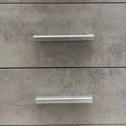 Bissolo Casa Credenze E Vetrine<MONILE IN LAMINATO OSSIDO BIANCO - 2 ANTE 4 CASSETTI