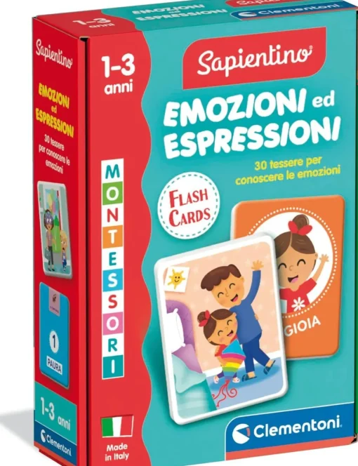 Bissolo Casa Giochi Educativi Da 1 A 3 Anni<MONTESSORI FLASHCARDS BABY EMOZIONI ED ESPRESSIONI: vendita online MONTESSORI FLASHCARDS BABY EMOZIONI ED ESPRESSIONI in offerta