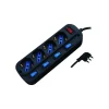 Bissolo Casa Accessori Illuminazione<MULTIPRESA 4 PRESE UNIVERSALE/INTERRUTTORI 1.5M NERA: vendita online MULTIPRESA 4 PRESE UNIVERSALE/INTERRUTTORI 1.5M NERA in offerta