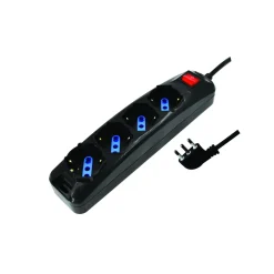 Bissolo Casa Accessori Illuminazione<MULTIPRESA CON 4 PRESE UNIVERSALI SPINA 90° CAVO 1,5MT NERA: vendita online MULTIPRESA CON 4 PRESE UNIVERSALI SPINA 90° CAVO 1,5MT NERA in offerta