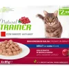 Bissolo Casa Cibi Gatto<NATURAL TRAINER CAT ADULTO UMIDO FLOW MANZO 85GR: vendita online NATURAL TRAINER CAT ADULTO UMIDO FLOW MANZO 85GR in offerta