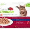 Bissolo Casa Cibi Gatto<NATURAL TRAINER CAT ADULTO UMIDO FLOW SALMONE 85GR: vendita online NATURAL TRAINER CAT ADULTO UMIDO FLOW SALMONE 85GR in offerta