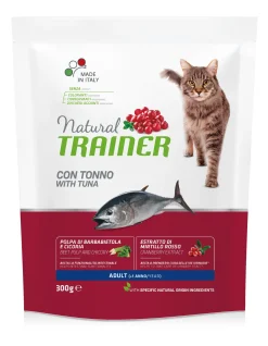 Bissolo Casa Cibi Gatto<NATURAL TRAINER CAT ADULTO TONNO GR 0.3: vendita online NATURAL TRAINER CAT ADULTO TONNO GR 0.3 in offerta