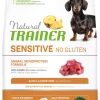Bissolo Casa Cibi Cane<NATURAL TRAINER DOG ADULTO: SMALL & TOY SENSITIVE AGNELLO E CEREALI INTEGRALI KG 2